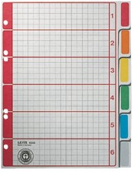 Leitz tabbladen karton 4-gaats