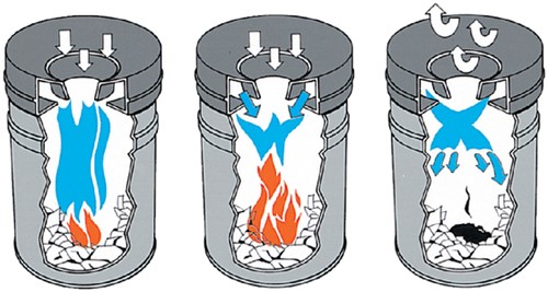 Papierbak + vlamdover Vepa Bins 15 liter R 25.5cm grijs -2