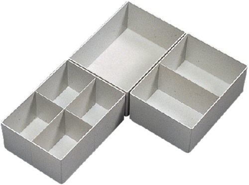 Inzetbak Jalema 70x122x168mm 2 vaks-2