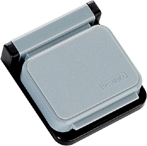 Klemboy Hebel magnetisch zelfklevend grijs