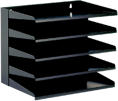 Sorteerrek Vepa Bins 5 vakken zwart