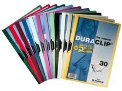 Mappen met klemmechaniek