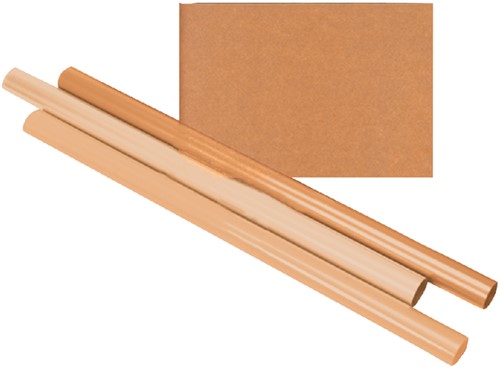 Pakpapier bruin kraft rol 100cm x 10m