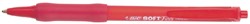 Balpen Bic soft feel clic rood M
