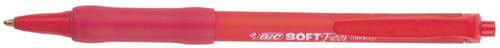 Balpen Bic soft feel clic rood M