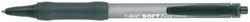 Balpen Bic soft feel clic zwart M
