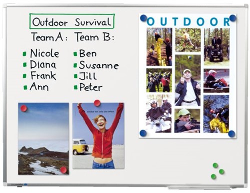 Viltstiftbord Legamaster Premium+ 100x200cm