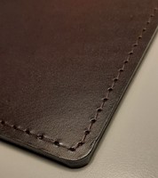 Onderlegger 50x75cm in plantaardig gelooid rundleder, cognac-2