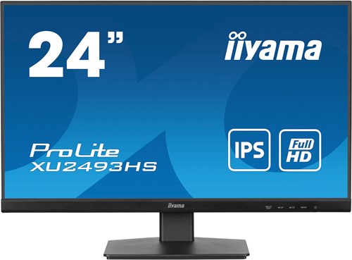 Monitor Iiyama ProLite XU2493HS-B6, 60,5 cm (23.8"), 1920 x 1080 Pixels, Full HD, LED, 0,5 ms, Zwart