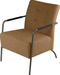 Ontvangststoel Alfa Lounge 4-poots frame, diverse kleuren en mogelijkheden