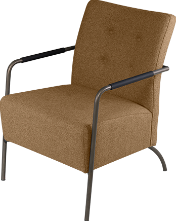 Ontvangststoel Alfa Lounge 4-poots frame, diverse kleuren en mogelijkheden