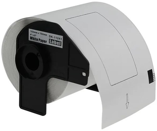 Etiket Brother 102x152mm adres rol/200  DK-11241 Rillprint