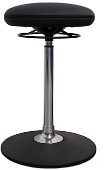 Dynamische stahulp BeSteady, stof Radio 8033 zwart, verkorte gasveer (43–54)