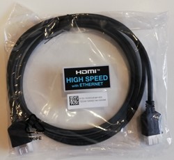 Kabel HDMI high speed + ethernet male/male  1,5 meter zwart (zolang de voorraad strekt)