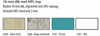 Hoge tafel Huislijn Corner rond 80 cm, massief beuken onderstel, vaste hoogte 110 cm, in diverse uitvoeringen-2