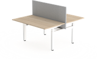Bureau Huislijn FlexFrame duo-bureau elektrisch verstelbaar - hoogte instelbaar 65 - 130cm, incl. memory funtie, leverbaar in diverse maten en uitvoeringen-2