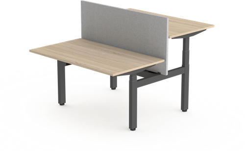 Bureau Huislijn FlexFrame duo-bureau elektrisch verstelbaar - hoogte instelbaar 65 - 130cm, incl. memory funtie, leverbaar in diverse maten en uitvoeringen-3