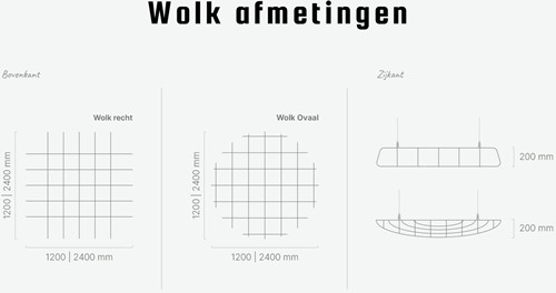 PET-vilt akoestische Wolk-3