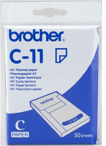 Thermisch papier Brother A7 pk/50