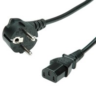 Kabel stroom C13 3 meter zwart