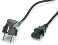 Kabel stroom C13 3 meter zwart-2