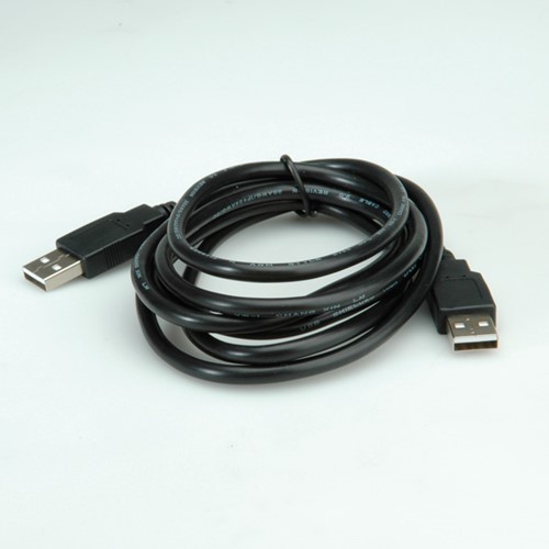 Kabel USB 2.0 A-A  1,8 meter zwart-3