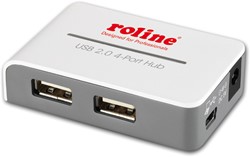 USB hub 2.0 4 poorten zwart