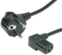 Kabel stroom C13 1,8 meter zwart