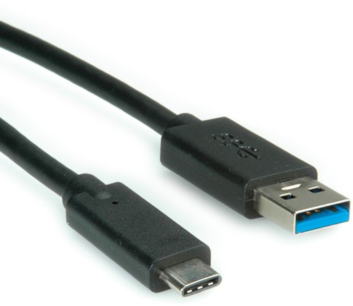 Kabel USB 3.1 A-C  0.5 meter zwart