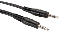 Kabel audio 3,5mm male/male  2 meter zwart-2