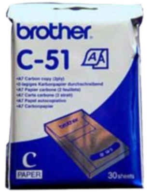 Thermisch carbonpapier Brother A7 pk/30 2x