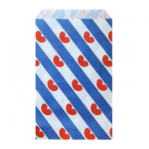 Cadeauzakjes Friese vlag 12x19cm ds/100