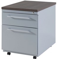 Ladenblok Carré verrijdbaar, 1 lade met pennenbakje en 2 laden 44x60x58 (BxDxH)