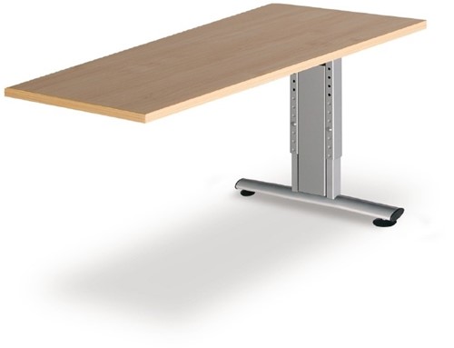 Aanbouwbureau Huislijn Basic - hoogte instelbaar 62 - 86cm, leverbaar in diverse maten en uitvoeringen