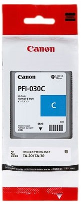 Inktcartridge Canon PFI-030C cyaan 55ml