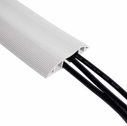 Kabelvloergoot Dataflex Addit kabelbeschermer, 300cm, grijs