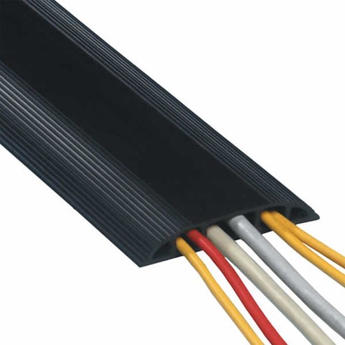 Kabelvloergoot Dataflex Addit kabelbeschermer, 150cm, zwart