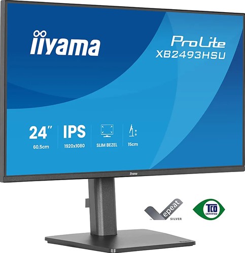 Monitor Iiyama ProLite XB2493HSU-B1 - 24" - 1920 x 1080 - IPS - 120 Hz
