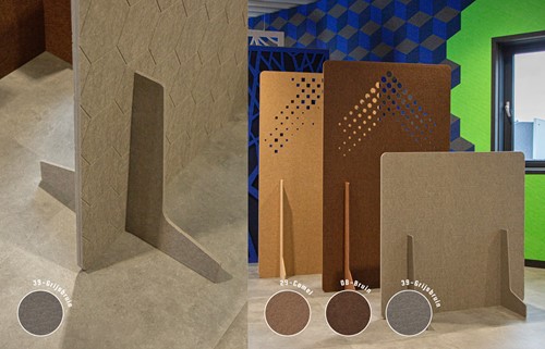 Roomdivider van PET-vilt-2