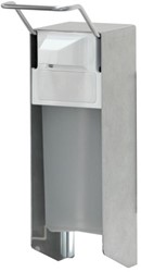 Zeepdispenser alu. 1000ml met korte beugel