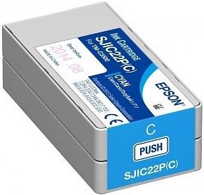 Inktcartridge Epson ColorWorks TM-C3500 cyaan SJIC22P(C)