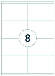 Etiket A4 105x 74mm Rillprint ds/800 