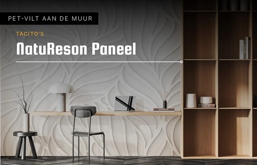 NatuReson paneel van 100% PET vilt