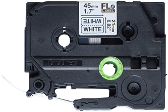 Brothertape FL-E2511 45mm zwart op wit voorgestanste kabelvlag-3