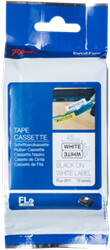 Brothertape FL-E2511 45mm zwart op wit voorgestanste kabelvlag