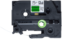 Brothertape FL-E7511 45mm zwart op groen voorgestanste kabelvlag-3