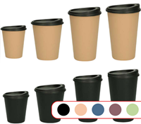 Beker + deksel Coffee-to-go Verive herbruikbaar PP doos