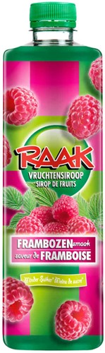 Siroop Raak framboos750ml
