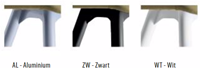 Carvi 4-poots, metalen frame, laminaatkleur kuip, in diverse uitvoeringen-3