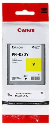 Inktcartridge Canon PFI-030Y geel 55ml